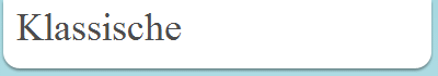 Klassische