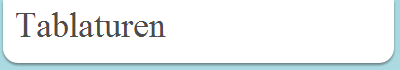 Tablaturen