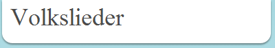 Volkslieder